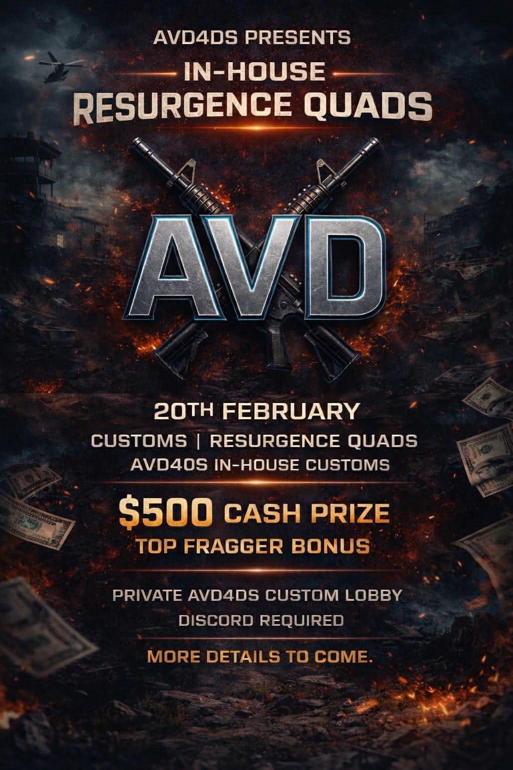 Resurgence Quads Tournament - February 20th